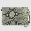 Python Suede Leather Crossbody Bag 111301