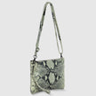 Python Suede Leather Crossbody Bag 111301
