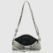 Python Suede Leather Crossbody Bag 111301
