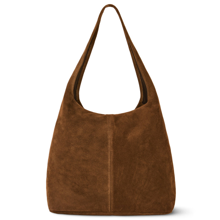 Suede Leather Hobo Bag