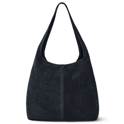 Suede Leather Hobo Bag