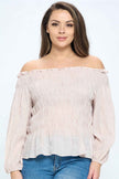 Off Shoulder Long Sleeve Top