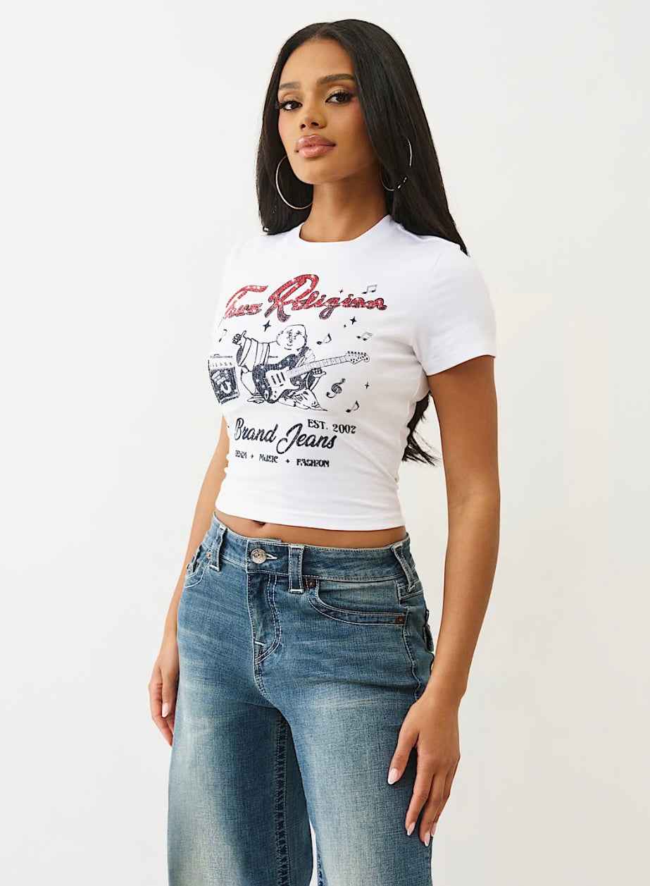 CRYSTAL BUDDHA BABY TEE
