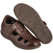 TOTO - G13072 - 3.2 Inches Taller (Cordovan Dark Brown) Braided Sandals - Super Lightweight