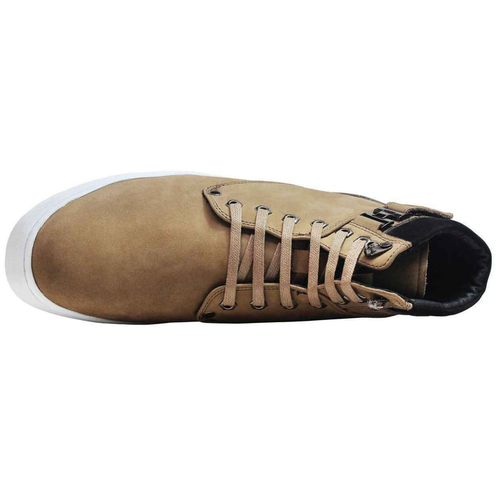 CALTO - T53121 - 2.6 Inches Taller (Nubuck Tan) - High top sneak-boot