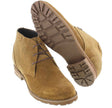 CALTO Brown Nubuck Leather Dress Boots - Three Inches - T65561