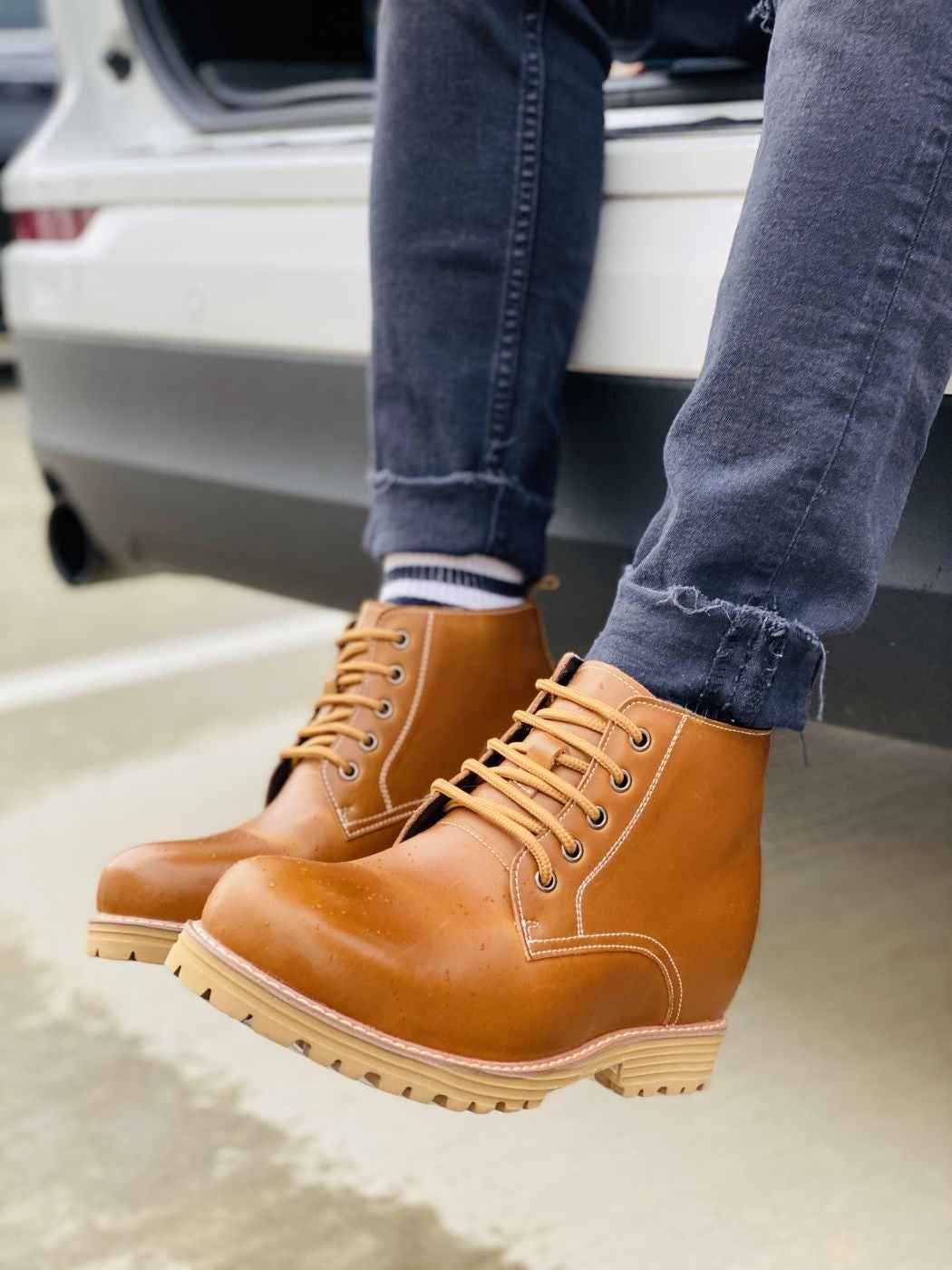 CALTO - S8751 - 3.4 Inches Taller (Brown)