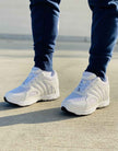 CALTO Light White Elevator Sneakers - Three Inches - G3303