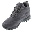 CALTO - H0032 - 4 Inches Taller (Grey) - Hiking Style Boots