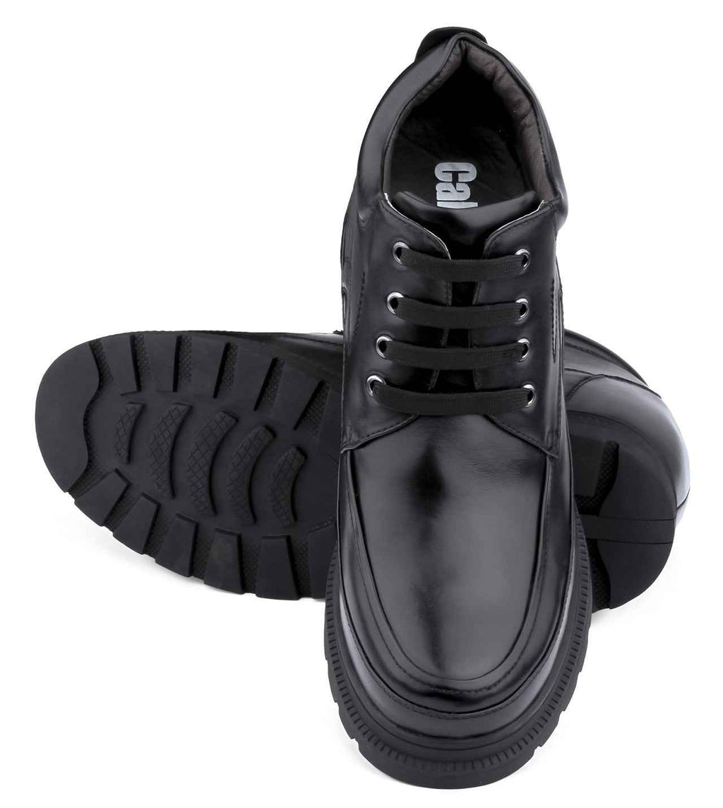 CALDEN Leather Elevator Boots - 5.2 Inches - K511615