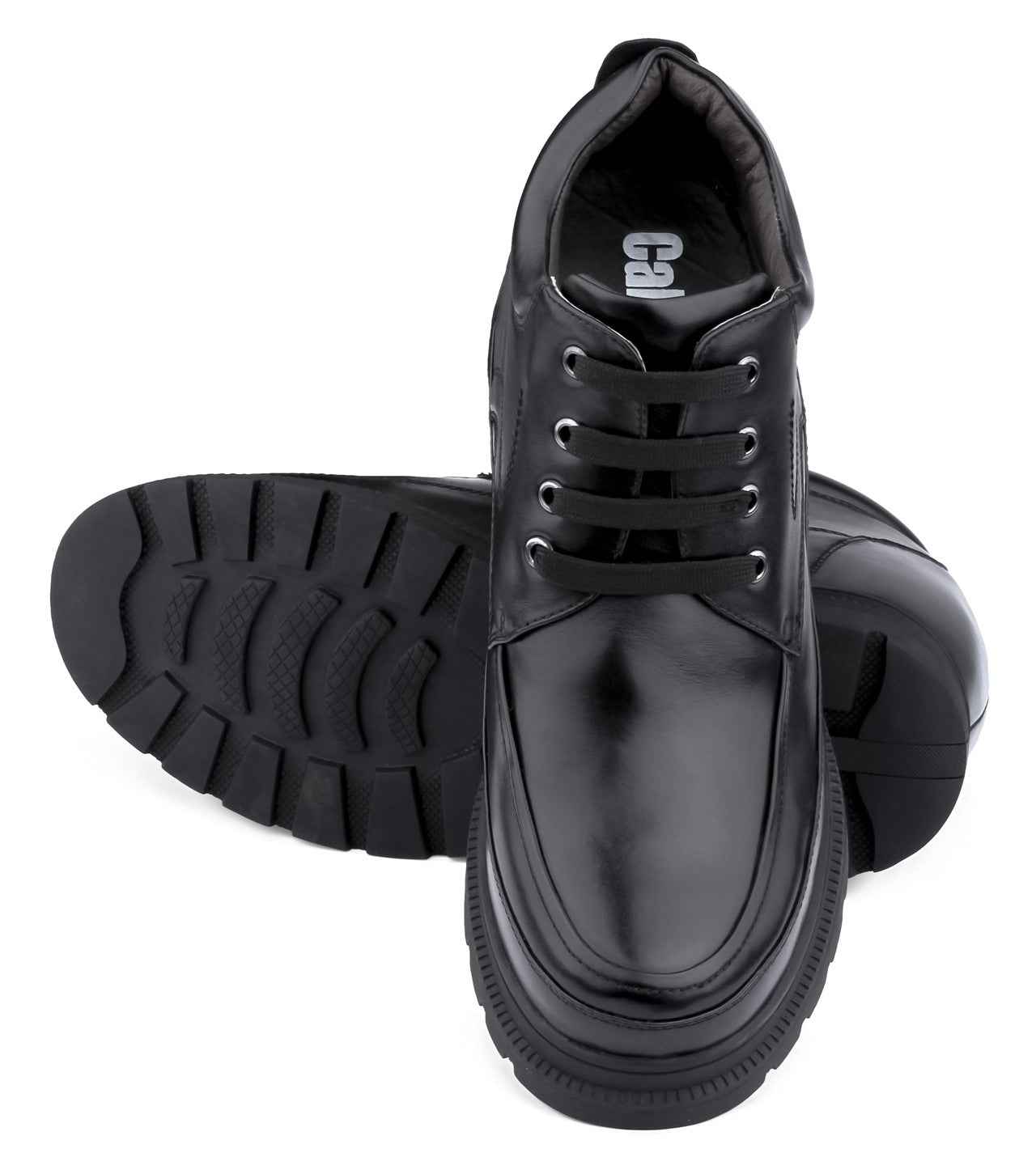 CALDEN Leather Elevator Boots - 5.2 Inches - K511615