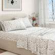 Turkish Cotton Flannel Sheet Set - Winter Floral Collection