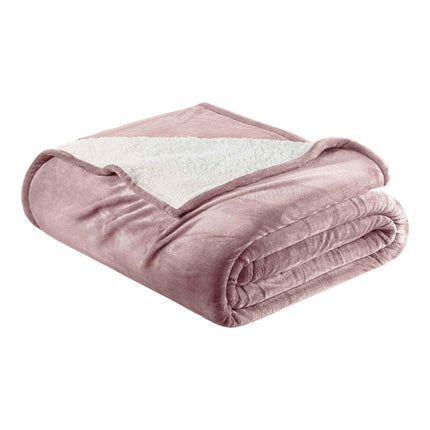 Velvet Plush Sherpa Bed Blanket - Sherpa Fleece Collection