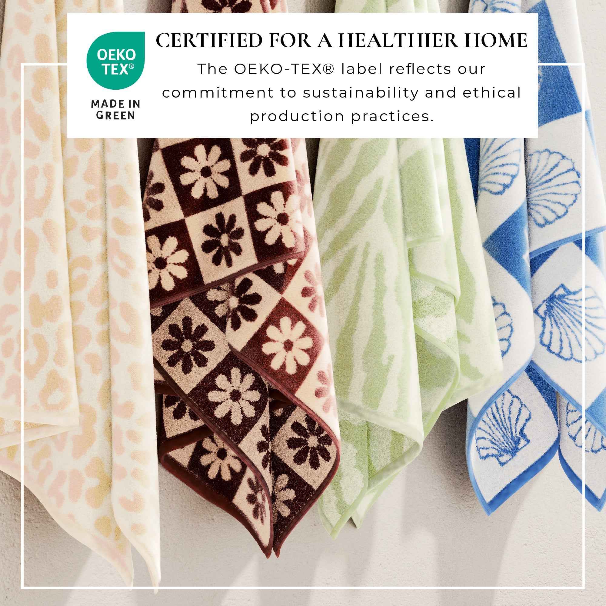 Oversized Retro Printed Beach Towel - St. Barts Collection