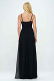 Lace Detail Bustier Floor Length Maxi Dress