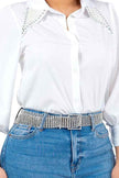 Pearl Collared Button Down Shirt