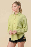 BASIC COLLARED BUTTON DOWN LONG SLEEVES SHIRTS