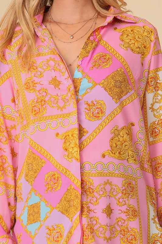 Chiffon Print Blouse
