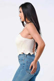 SCUBA SIDE FRILLED CAMI BODYSUIT