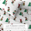 4-Piece Turkish Cotton Christmas Flannel Sheet - Whittaker Collection