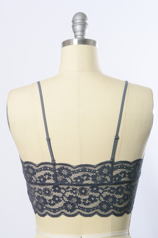 Wide Lace Bandeau - Pikemla