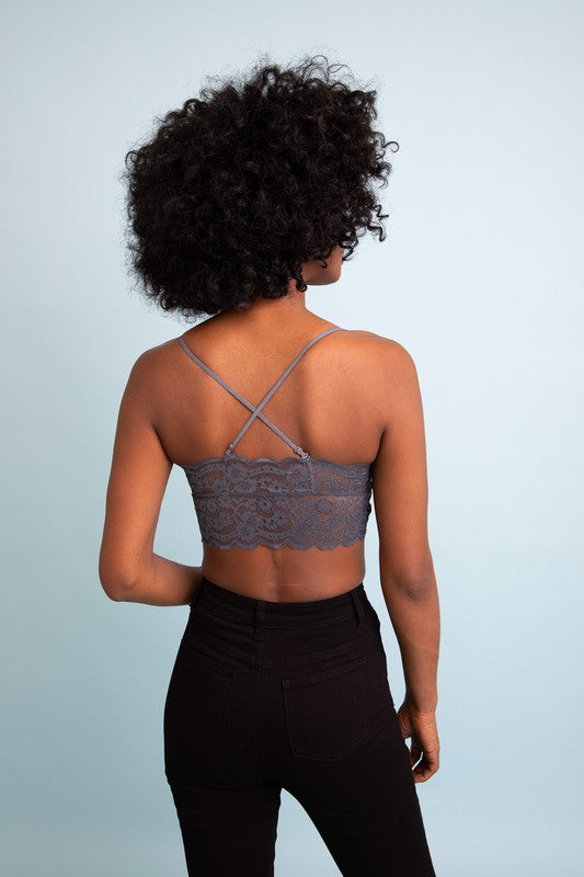 Wide Lace Bandeau - Pikemla