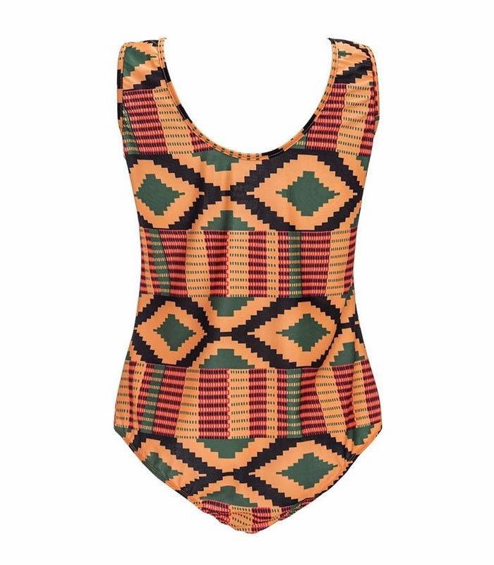 Ankara Print One Piece -Plus Sized - Pikemla